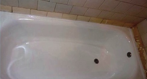 Реставрация ванны жидким акрилом | Комсомольская